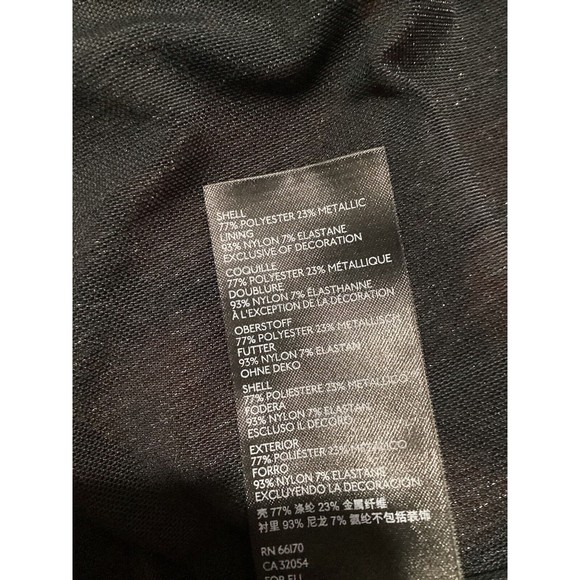 Maeve Tati Textured Shimmer Floral Metallic Crinkle SleevelessTank Top - Picture 6 of 6